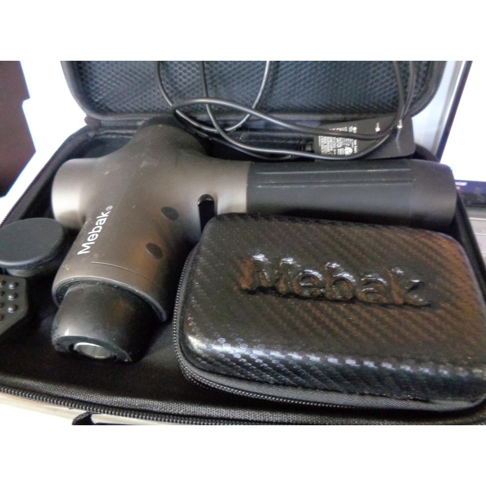 Mebak 3 Massage Gun With Interchangeable Tips Deep Tissue Percussion